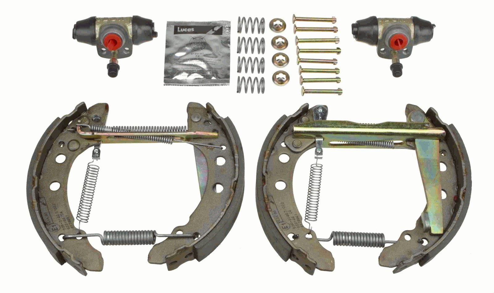 Set saboti frana GSK1500 TRW - Material frictiune sabot frana/ sabot frana