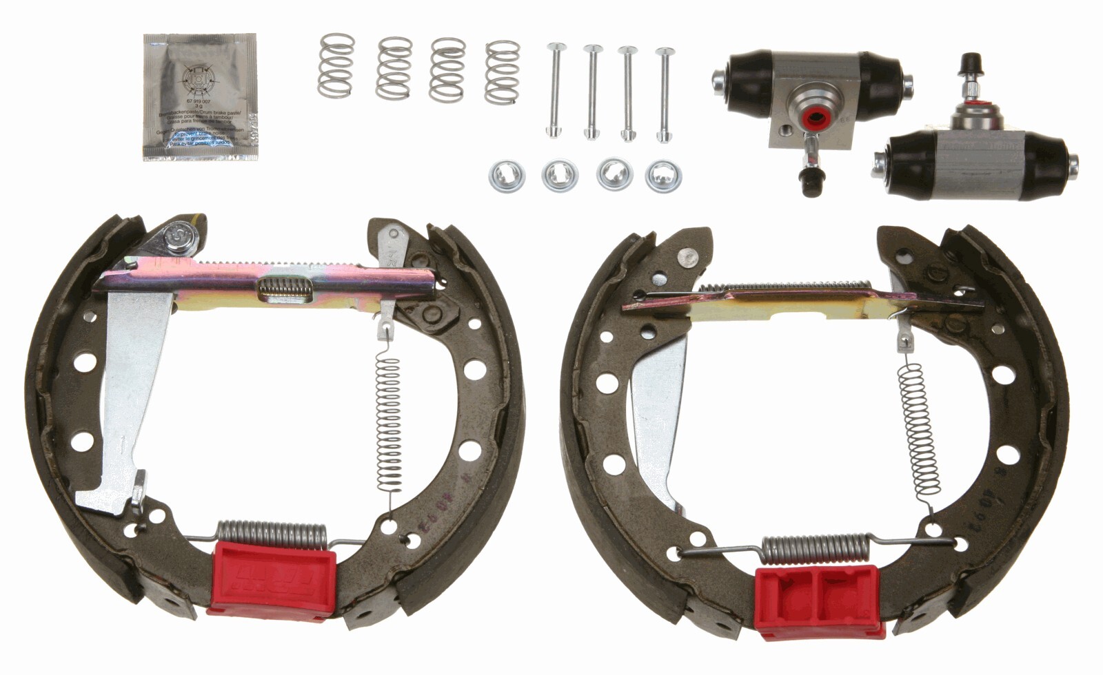 Set saboti frana GSK1512 TRW - Material frictiune sabot frana/ sabot frana Set saboti frana GSK1512 TRW - Material frictiune sabot frana/ sabot frana