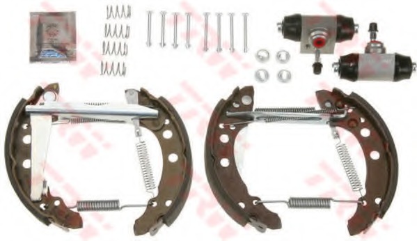 Set saboti frana GSK1515 TRW - Material frictiune sabot frana/ sabot frana