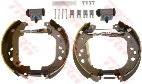 Set saboti frana GSK1697 TRW - Material frictiune sabot frana/ sabot frana Set saboti frana GSK1697 TRW - Material frictiune sabot frana/ sabot frana