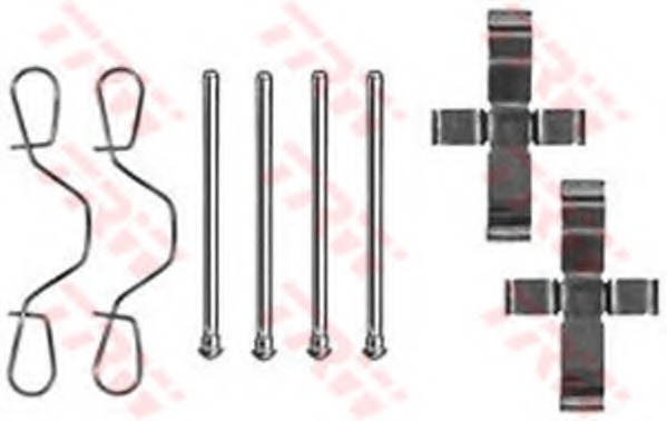 Set accesorii, placute frana PFK112 TRW - Componente/ accesorii frana Set accesorii, placute frana PFK112 TRW - Componente/ accesorii frana