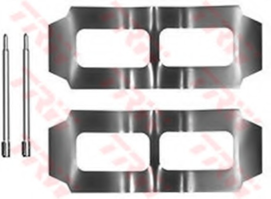 Set accesorii, placute frana PFK159 TRW - Componente/ accesorii frana