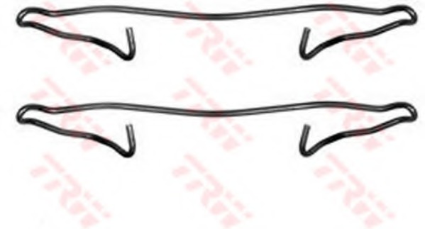 Set accesorii, placute frana PFK215 TRW - Componente/ accesorii frana Set accesorii, placute frana PFK215 TRW - Componente/ accesorii frana