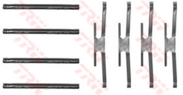 Set accesorii, placute frana PFK223 TRW - Frana disc Set accesorii, placute frana PFK223 TRW - Frana disc