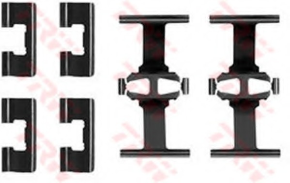 Set accesorii, placute frana PFK270 TRW - Componente/ accesorii frana Set accesorii, placute frana PFK270 TRW - Componente/ accesorii frana