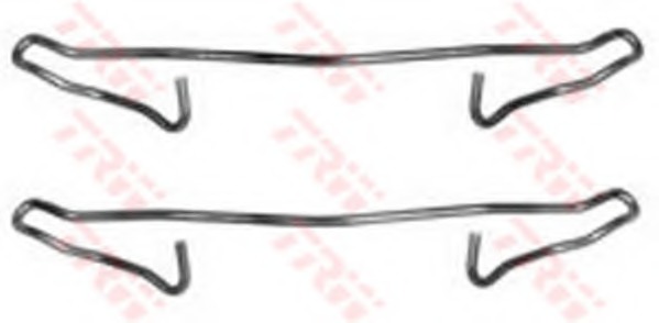 Set accesorii, placute frana PFK285 TRW - Componente/ accesorii frana