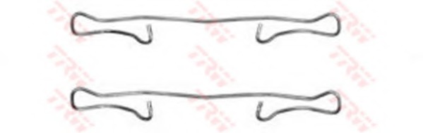 Set accesorii, placute frana PFK302 TRW - Componente/ accesorii frana Set accesorii, placute frana PFK302 TRW - Componente/ accesorii frana