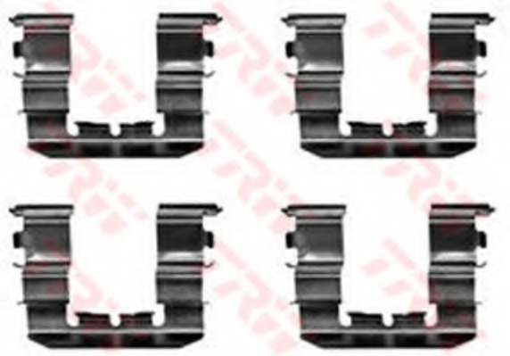 Set accesorii, placute frana PFK310 TRW - Frana disc Set accesorii, placute frana PFK310 TRW - Frana disc