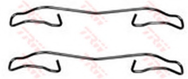 Set accesorii, placute frana PFK347 TRW - Componente/ accesorii frana Set accesorii, placute frana PFK347 TRW - Componente/ accesorii frana