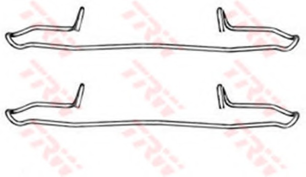 Set accesorii, placute frana PFK349 TRW - Frana disc Set accesorii, placute frana PFK349 TRW - Frana disc