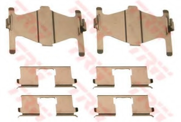 Set accesorii, placute frana PFK398 TRW - Frana disc Set accesorii, placute frana PFK398 TRW - Frana disc