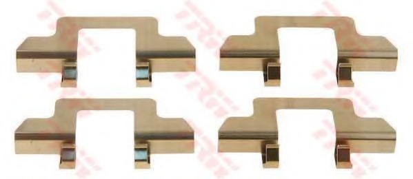 Set accesorii, placute frana PFK437 TRW - Componente/ accesorii frana