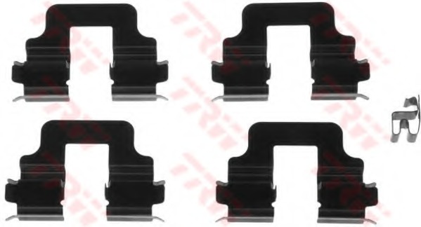 Set accesorii, placute frana PFK442 TRW - Frana disc Set accesorii, placute frana PFK442 TRW - Frana disc