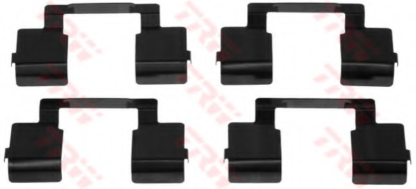 Set accesorii, placute frana PFK472 TRW - Componente/ accesorii frana Set accesorii, placute frana PFK472 TRW - Componente/ accesorii frana