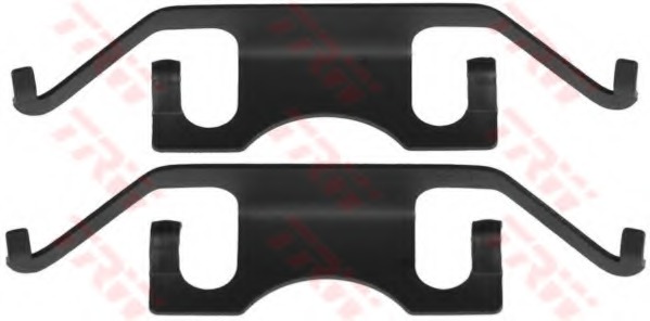 Set accesorii, placute frana PFK487 TRW - Frana disc Set accesorii, placute frana PFK487 TRW - Frana disc