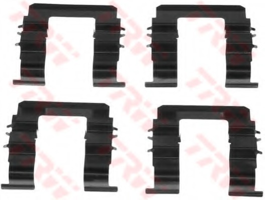Set accesorii, placute frana PFK511 TRW - Componente/ accesorii frana