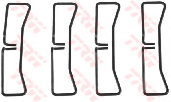 Set accesorii, placute frana PFK541 TRW - Frana disc Set accesorii, placute frana PFK541 TRW - Frana disc