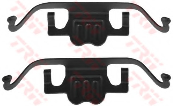 Set accesorii, placute frana PFK545 TRW - Componente/ accesorii frana