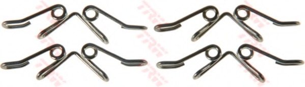 Set accesorii, placute frana PFK550 TRW - Componente/ accesorii frana