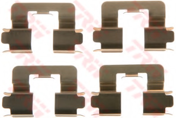 Set accesorii, placute frana PFK581 TRW - Frana disc Set accesorii, placute frana PFK581 TRW - Frana disc