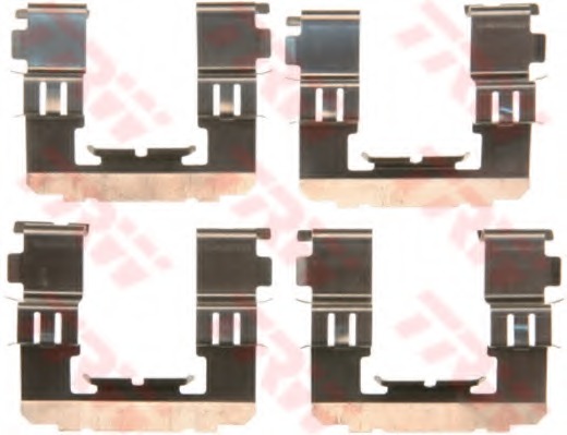 Set accesorii, placute frana PFK582 TRW - Componente/ accesorii frana Set accesorii, placute frana PFK582 TRW - Componente/ accesorii frana