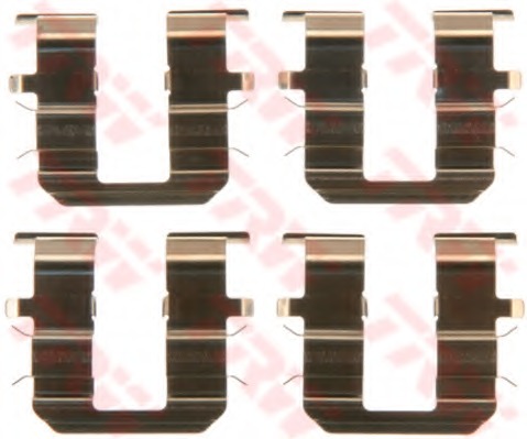 Set accesorii, placute frana PFK586 TRW - Componente/ accesorii frana Set accesorii, placute frana PFK586 TRW - Componente/ accesorii frana