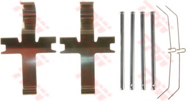 Set accesorii, placute frana PFK589 TRW - Componente/ accesorii frana Set accesorii, placute frana PFK589 TRW - Componente/ accesorii frana
