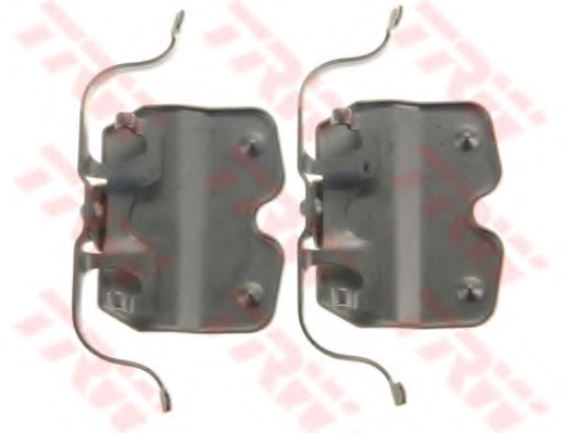 Set accesorii, placute frana PFK596 TRW - Componente/ accesorii frana