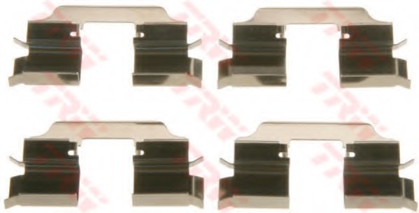 Set accesorii, placute frana PFK607 TRW - Componente/ accesorii frana Set accesorii, placute frana PFK607 TRW - Componente/ accesorii frana
