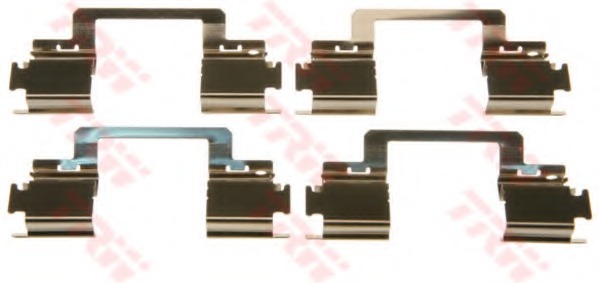 Set accesorii, placute frana PFK611 TRW - Componente/ accesorii frana Set accesorii, placute frana PFK611 TRW - Componente/ accesorii frana