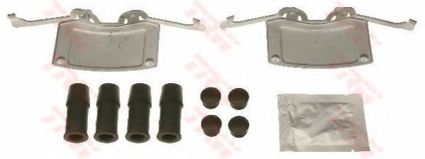 Set accesorii, placute frana PFK624 TRW - Frana disc Set accesorii, placute frana PFK624 TRW - Frana disc