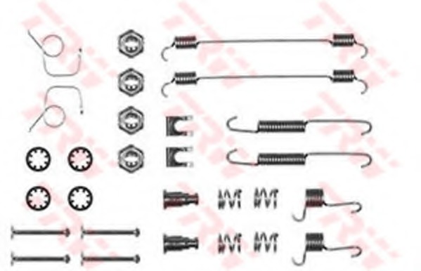 Set accesorii, sabot de frana SFK105 TRW - Frana tambur Set accesorii, sabot de frana SFK105 TRW - Frana tambur
