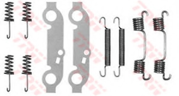 set accesorii, saboti frana parcare SFK28 TRW - Frana tambur set accesorii, saboti frana parcare SFK28 TRW - Frana tambur