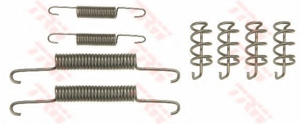 set accesorii, saboti frana parcare SFK367 TRW - Frana tambur set accesorii, saboti frana parcare SFK367 TRW - Frana tambur