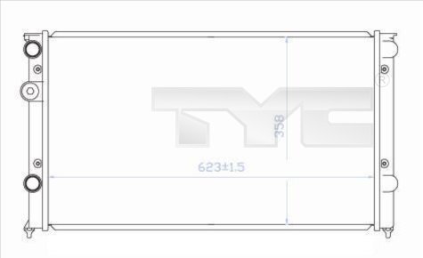 Radiator, racire motor 737-0030 TYC - Radiator apa/piese Radiator, racire motor 737-0030 TYC - Radiator apa/piese