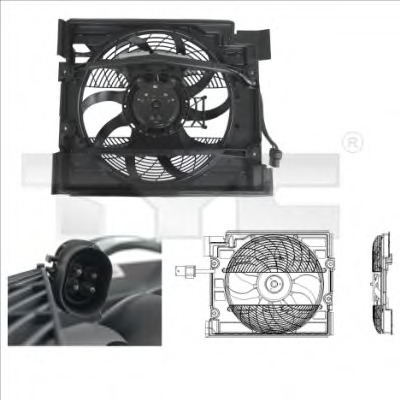 Ventilator, radiator 803-0006 TYC - Ventilator radiator Ventilator, radiator 803-0006 TYC - Ventilator radiator