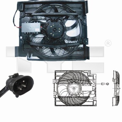 Ventilator, radiator 803-0008 TYC - Ventilator radiator Ventilator, radiator 803-0008 TYC - Ventilator radiator