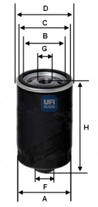 Filtru ulei 23.156.03 UFI - Filtru ulei