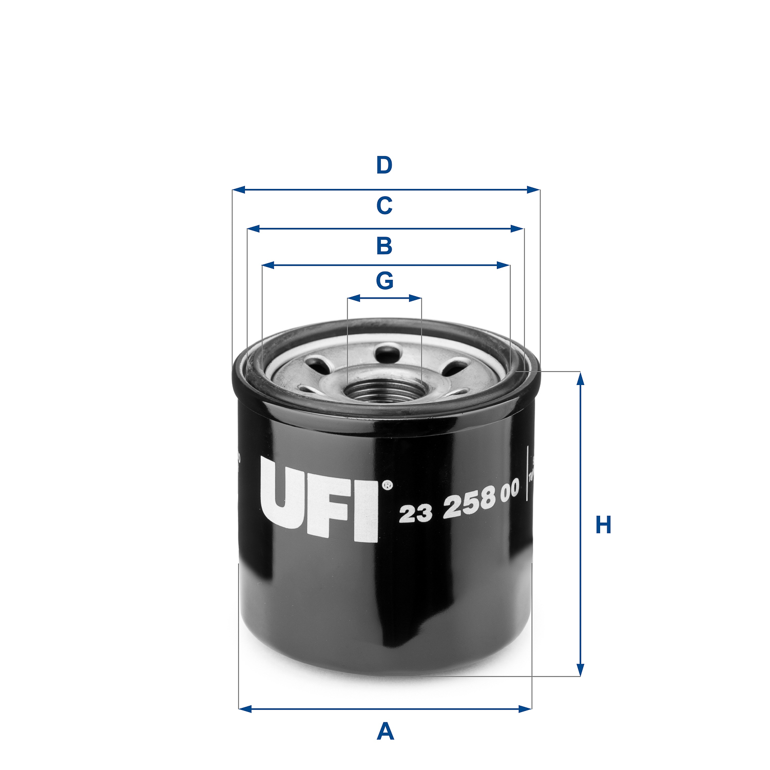 Filtru ulei 23.258.00 UFI - Ungere Filtru ulei 23.258.00 UFI - Ungere