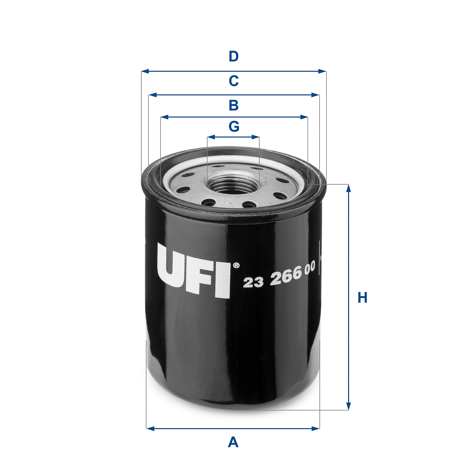 Filtru ulei 23.266.00 UFI - Filtru ulei