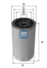 Filtru ulei 23.471.00 UFI - Filtru ulei