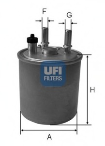 filtru combustibil 24.073.00 UFI - Filtru combustibil/carcasa filtru combustibil 24.073.00 UFI - Filtru combustibil/carcasa