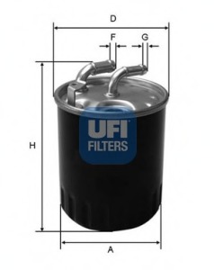 filtru combustibil 24.077.00 UFI - Filtru combustibil filtru combustibil 24.077.00 UFI - Filtru combustibil