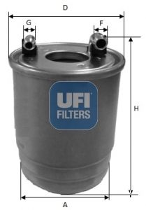 filtru combustibil 24.111.00 UFI - Filtru combustibil filtru combustibil 24.111.00 UFI - Filtru combustibil