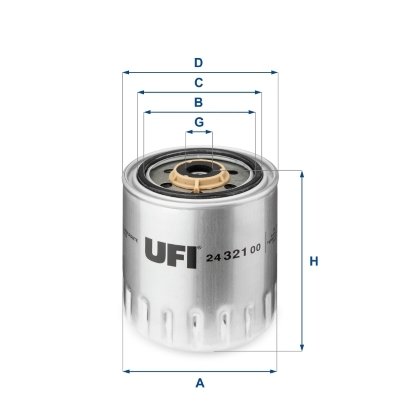 filtru combustibil 24.321.00 UFI - Filtru combustibil filtru combustibil 24.321.00 UFI - Filtru combustibil