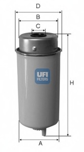 filtru combustibil 24.432.00 UFI - Filtru combustibil filtru combustibil 24.432.00 UFI - Filtru combustibil