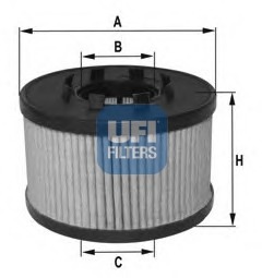 Filtru ulei 25.043.00 UFI - Ungere