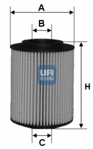 Filtru ulei 25.050.00 UFI - Ungere