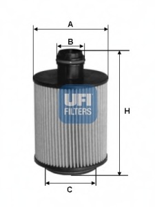 Filtru ulei 25.061.00 UFI - Ungere Filtru ulei 25.061.00 UFI - Ungere