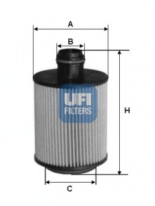Filtru ulei 25.093.00 UFI - Ungere